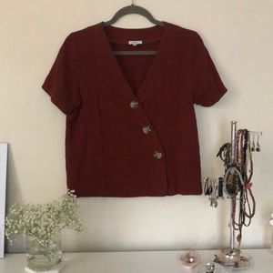 Fall Top with Buttons